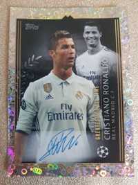 Stiker de colecție Cristiano Ronaldo+semnătură.