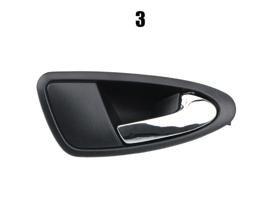Вътрешна Дръжка за врата за Seat Ibiza 6J (Матиран хром сив , Хром )
