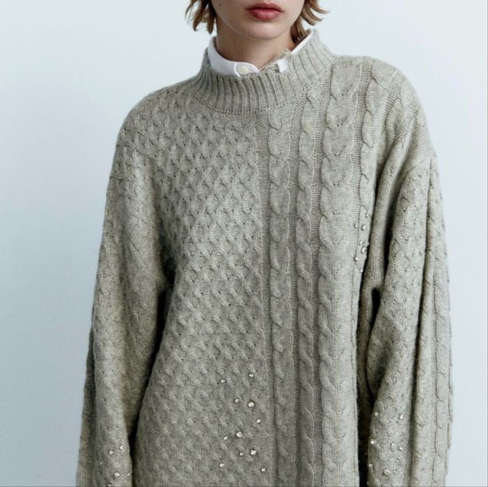 Pulover Zara cu pietre