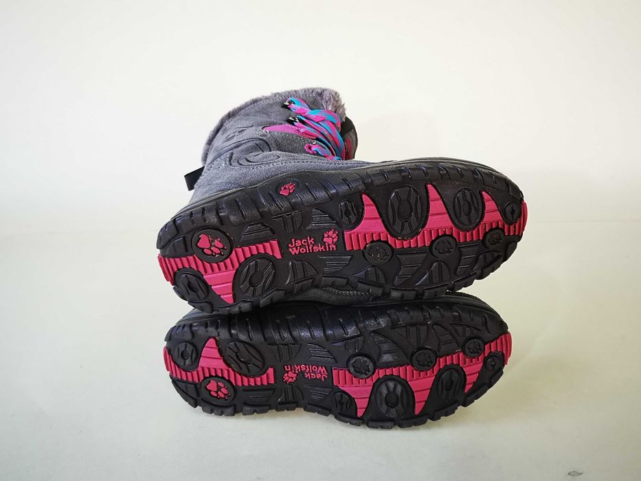 Bocanci Piele Moonboot copii 34 35 Ghete Imblanite Jack Wofskin Ca NOI