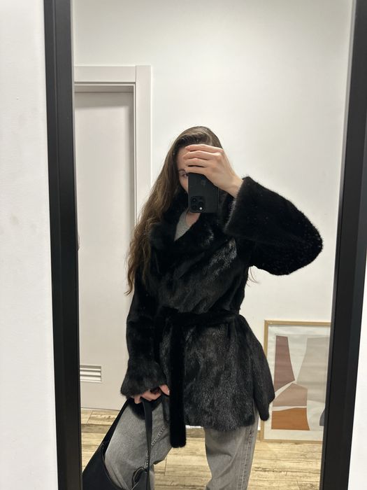 Норково палто р.S/M