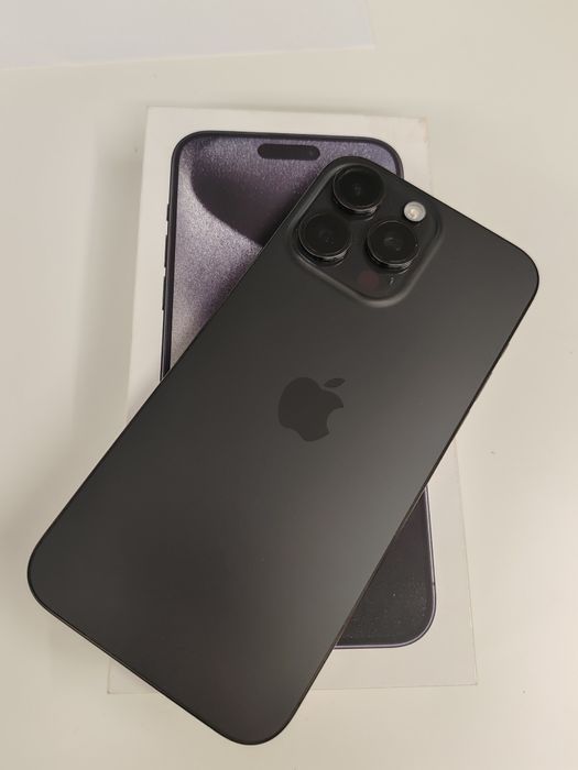 iPhone 15 Pro Max black titanium 256 GB baterie 88% cod 1061