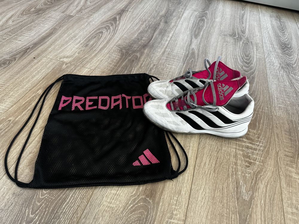 Стоножки adidas predator precision white&pink