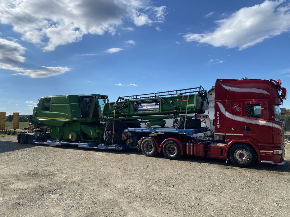 Transport utilaje si combine agricole