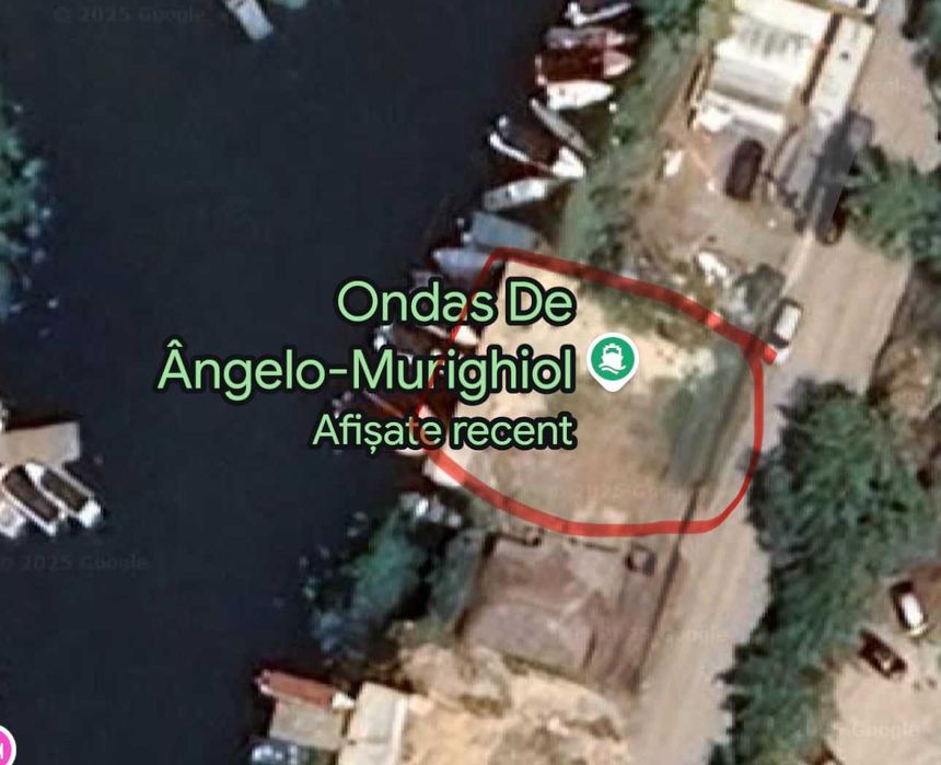Teren unic, 16 m deschidere la apă – Port Murighiol, Delta Dunării