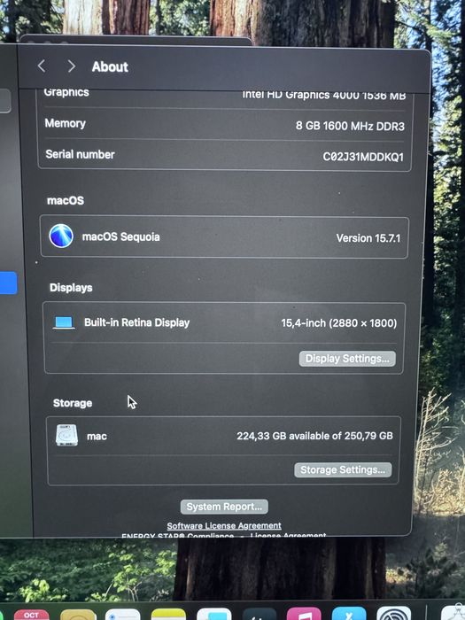 Piese macbook pro 15 a1398 a1466