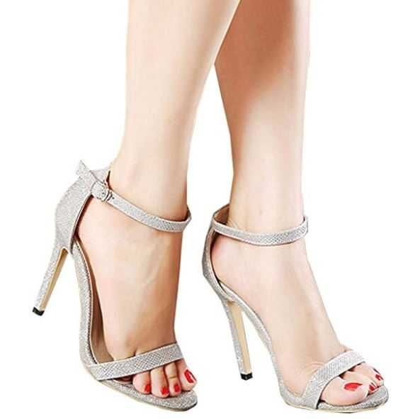 Sandale stiletto Oasap catarama glezna