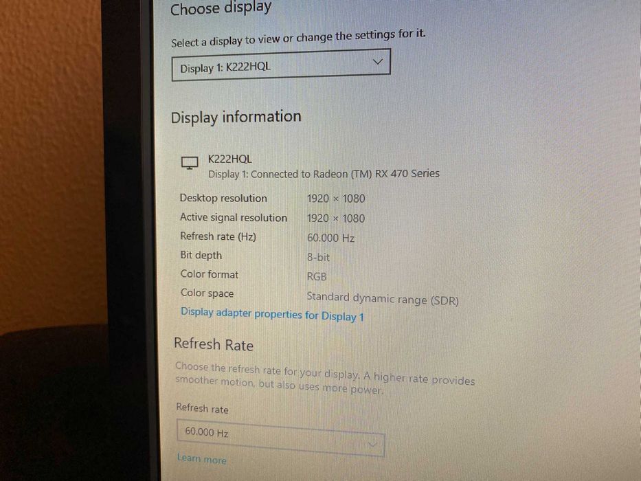 Monitor LED FullHD Acer K222HQL 60Hz 5ms