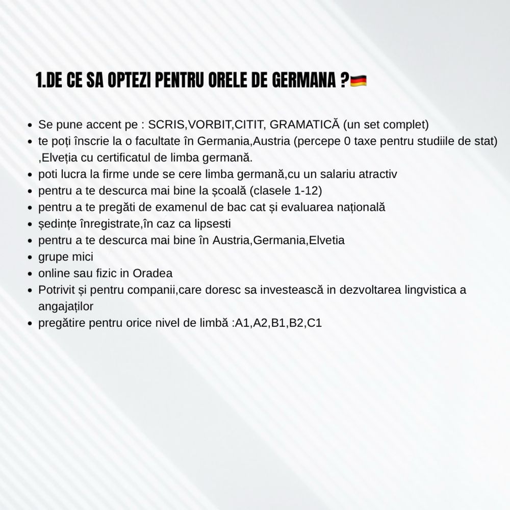 Meditatii limba germana