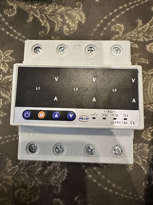 Трехфазное  Реле защиты 100 Ампер защита от перегрузок и скачков