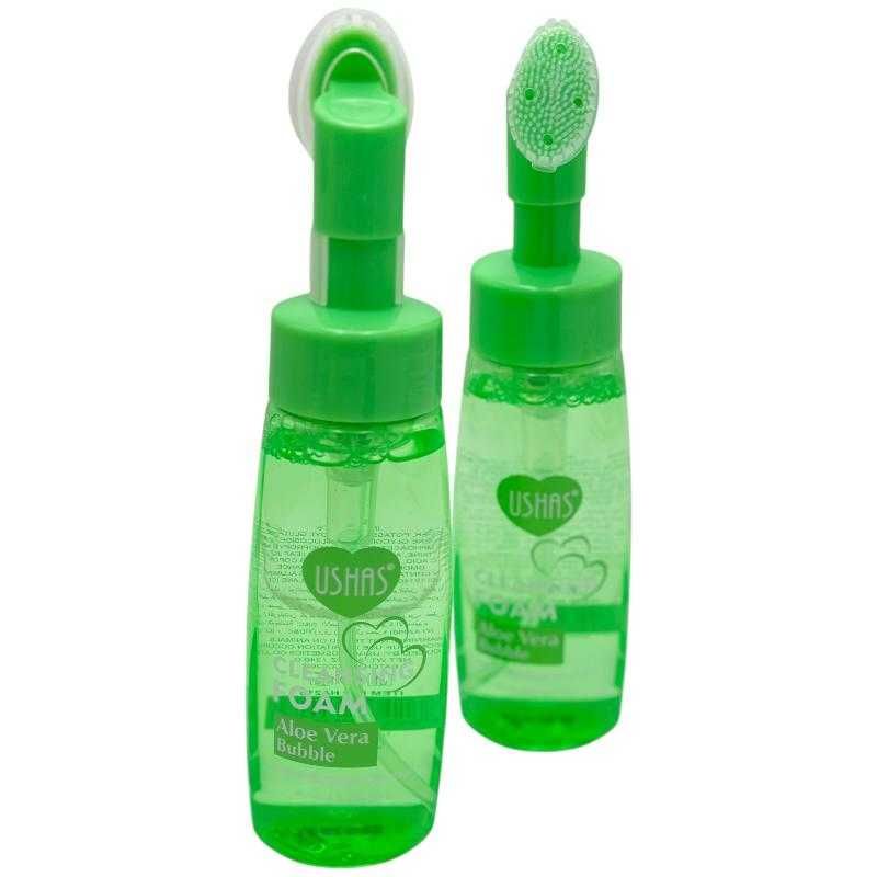 Почистваща пяна USHAS Cleansing Foam Aloe Vera Bubbles,