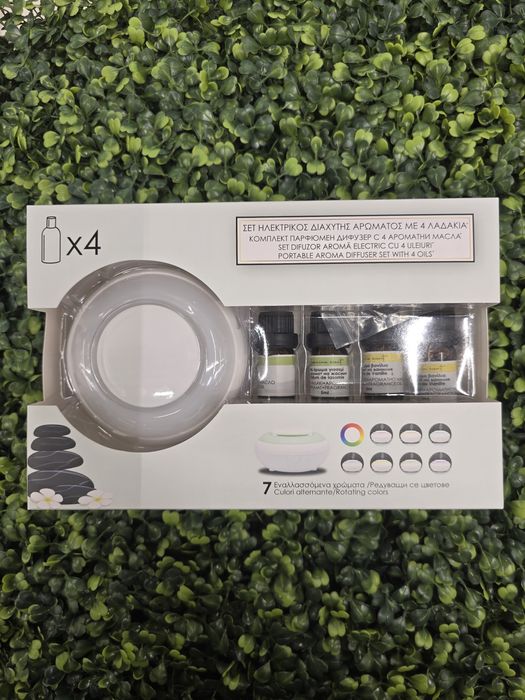 Ел. Дифузор за ароматерапия с 4 ароматни масла