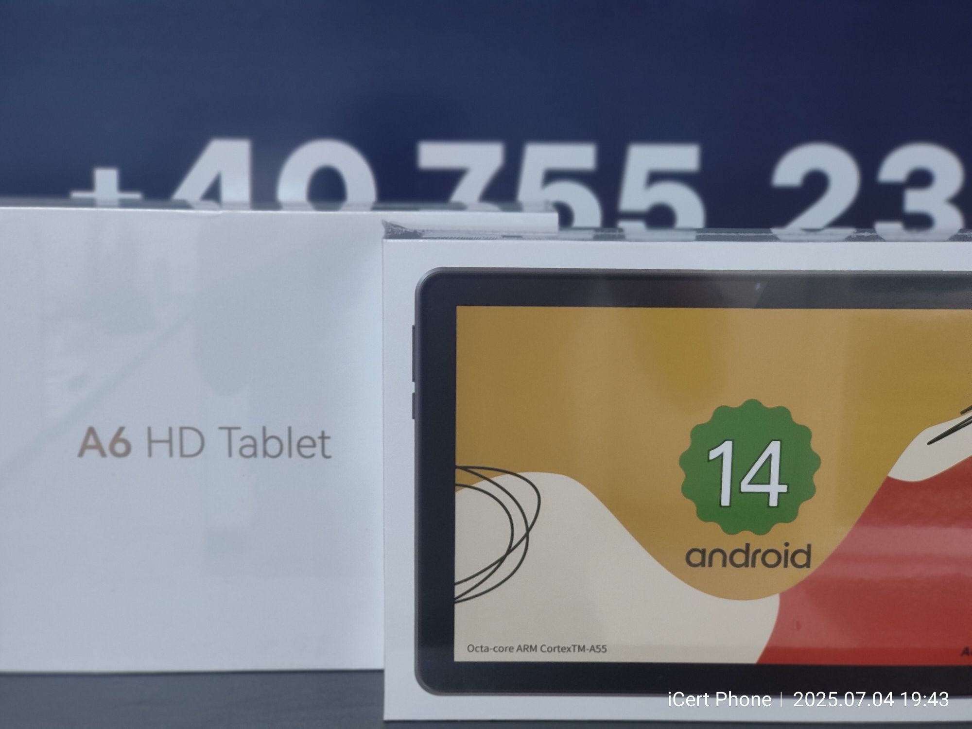 Tableta Android A6 HD Sigilata 128GB