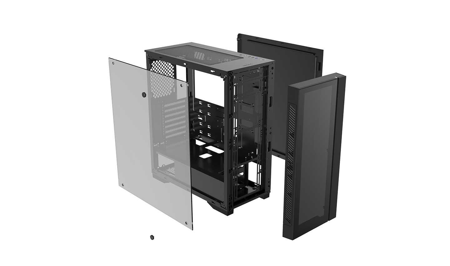 Кейс  Deepcool Gamer Storm MATREXX 55 V3 ADD-RGB 3F black-white