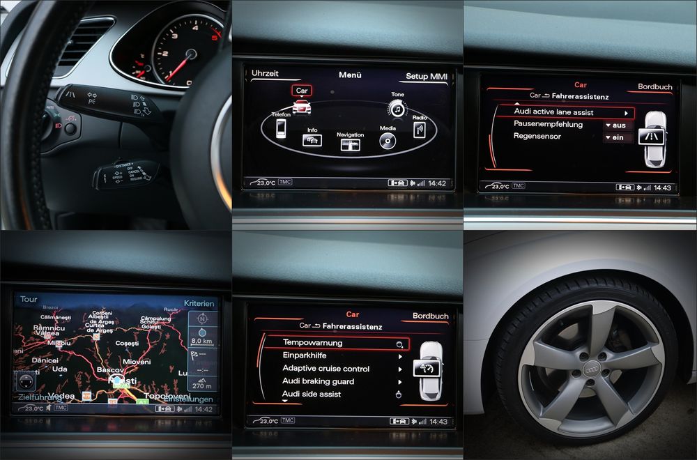 Audi A4/panoramic/distronic/lane asist/side asist/rotor/zoll