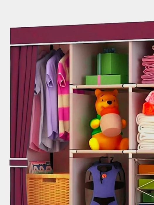 Oson yig'iladigan kiyim va poyabzal saqlash shkafi Model 88105

-