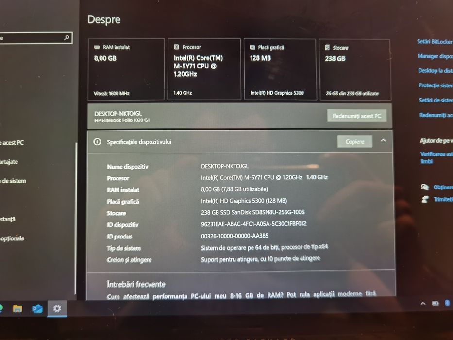 HP Elitebook Folio 1020 G1