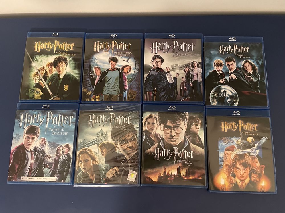 Harry Potter colectia completa bluray rom