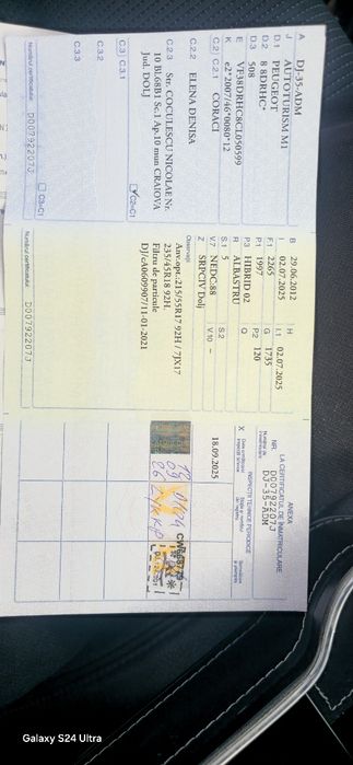 Vând peugeot 508 GT line