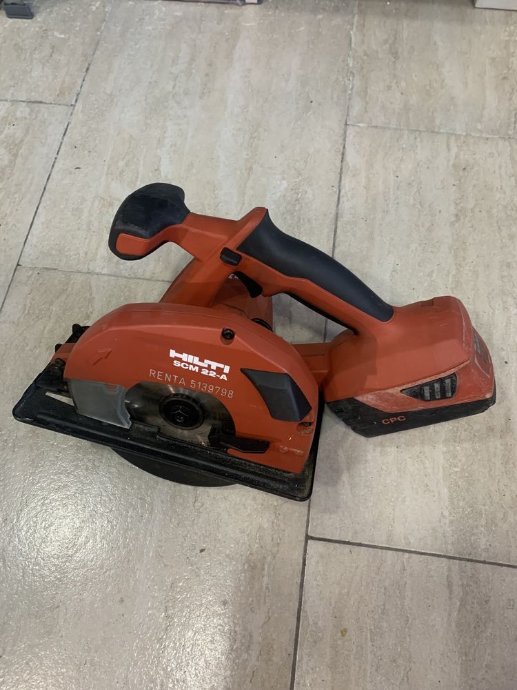 Circular hilti SCM -22A garantie