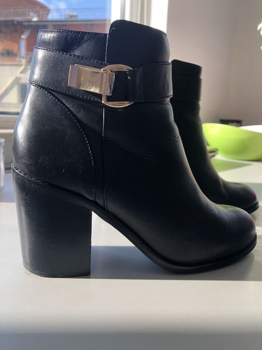 Кожени боти Buffalo, 38, ток 8,5см