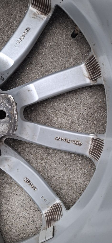 Jante R19, 5x114.3 cu anvelope de vară + senzori presiune