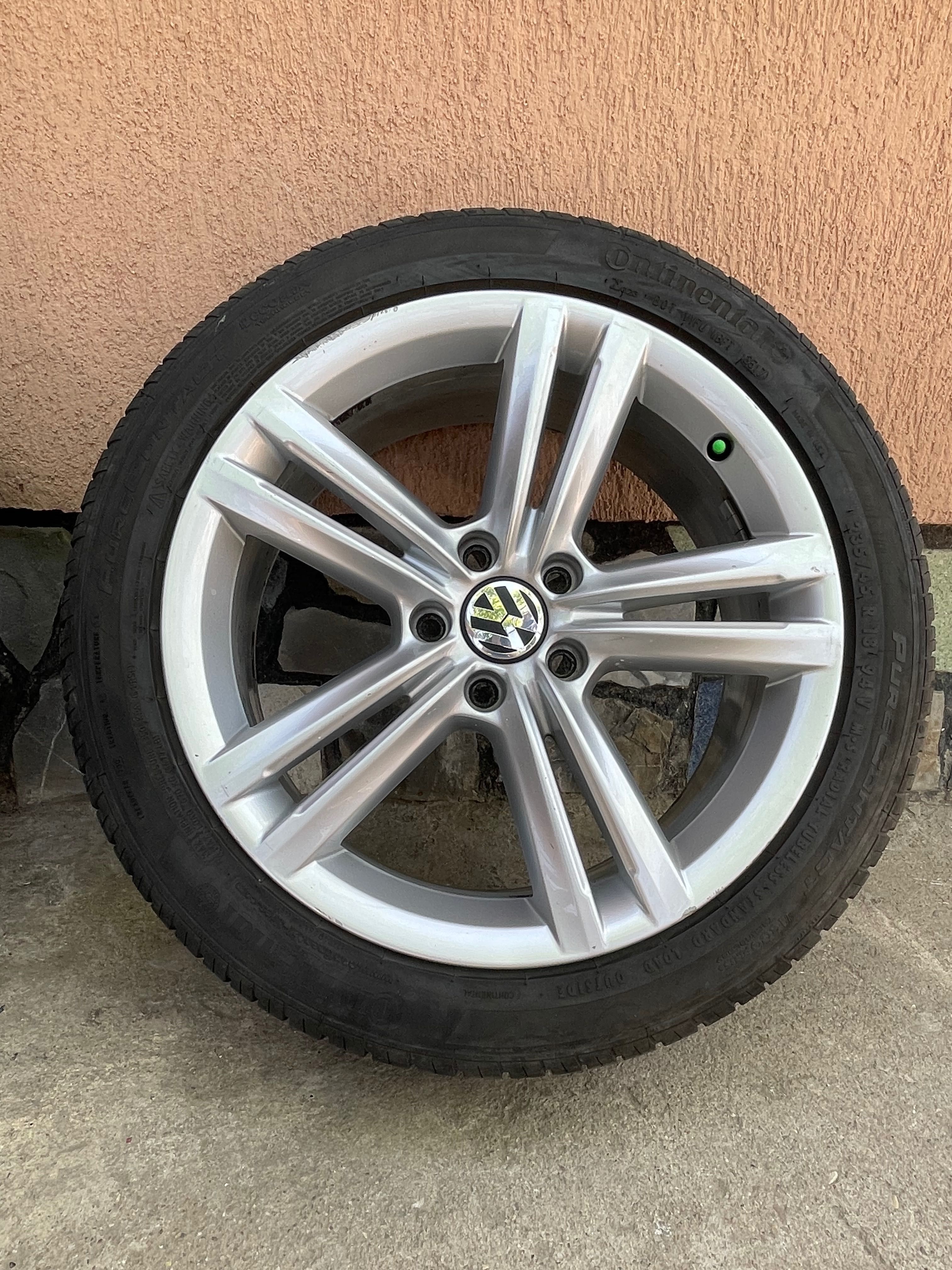 Jante Vw R18 + cauciucuri vara 235/45/18