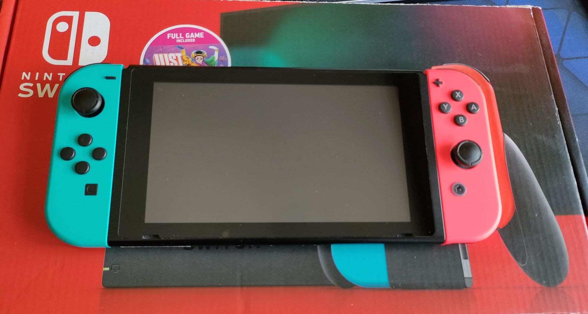 Nintendo Switch v2 full box cu joc Minecraft