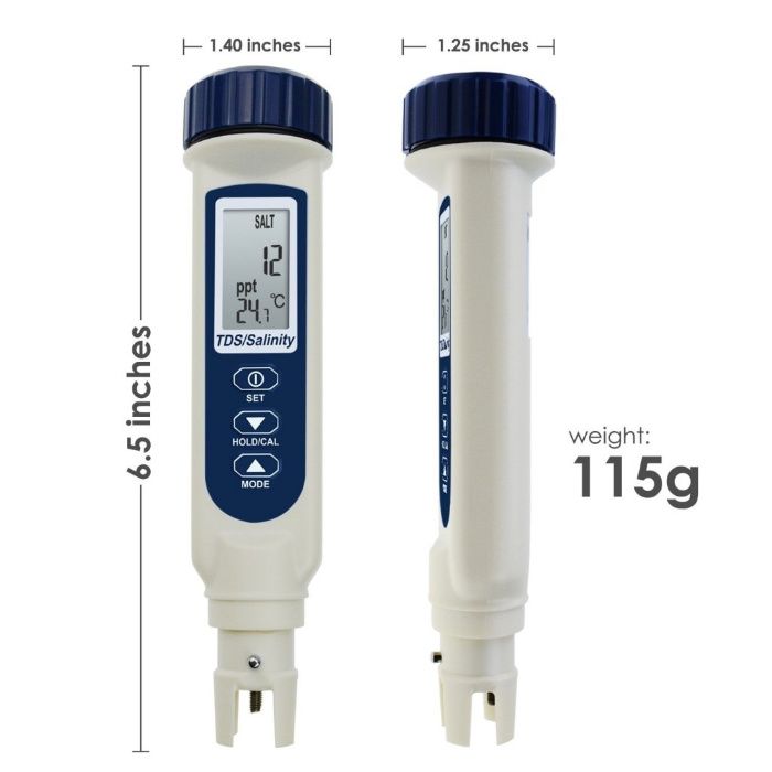 Водоустойчив тестер за измерване качеството на водата TDS, соленост