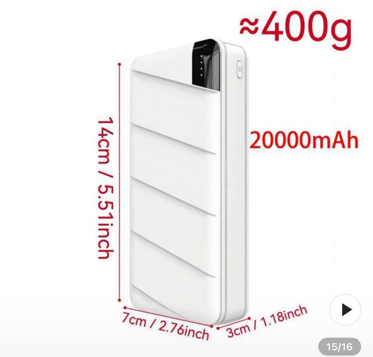 Baterie Externa 20000 mah