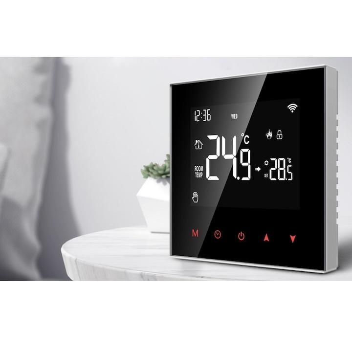Termostat SMART pentru Central sau Boiler Avatto WT100 3A WiFi Tuya