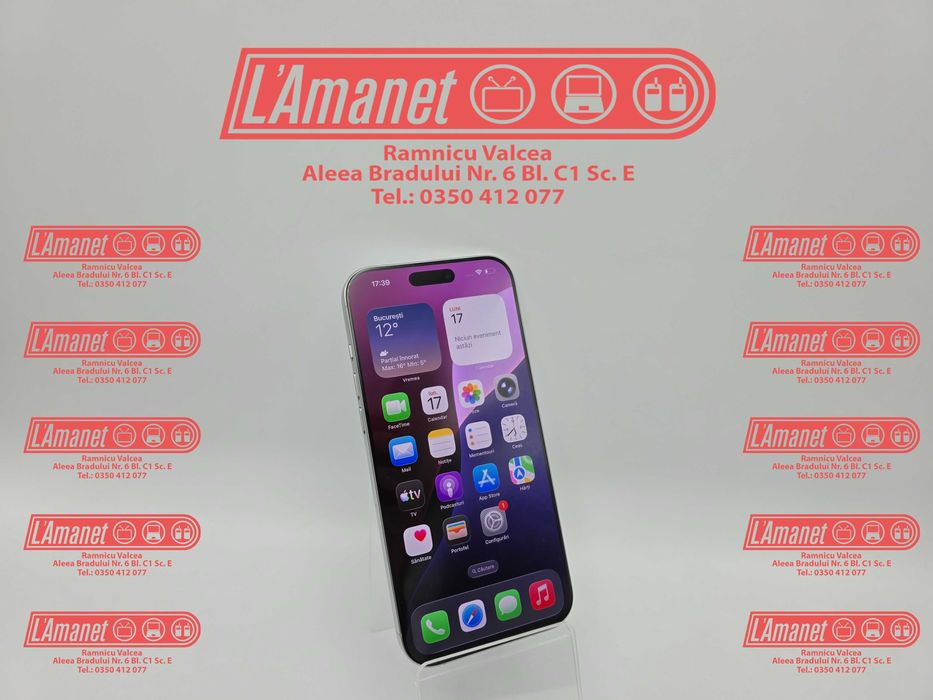 iPhone 16 Pro Max White Titanium 256GB Neverlock Stare Buna FullBox