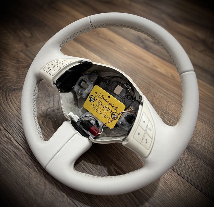 Volan piele nappa naturală Fiat 500