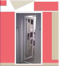Алуминиева врата с двустранно огледало