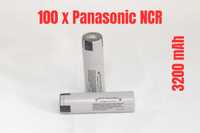 100 x Panasonic NCR 3200 mAh, 10A, factura si garantie