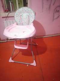 Детский столик со стульчиком 2 в 1: для кормления и игр
