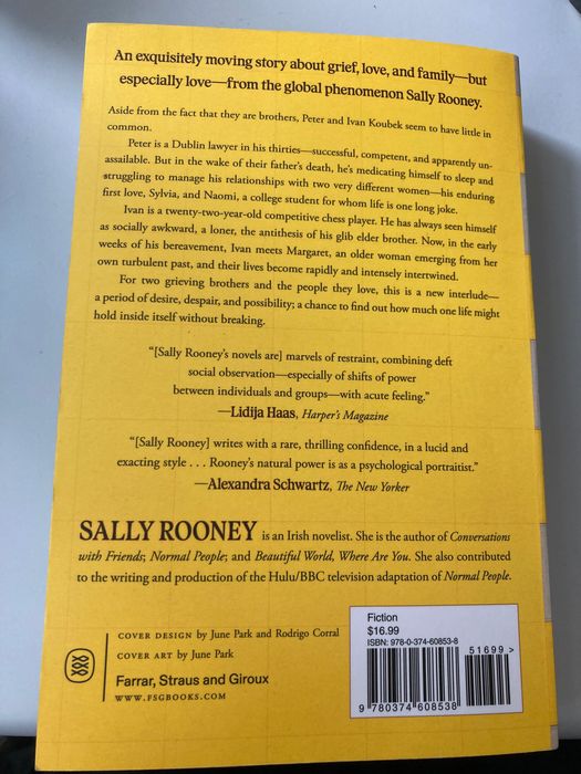 Intermezzo, Sally Rooney