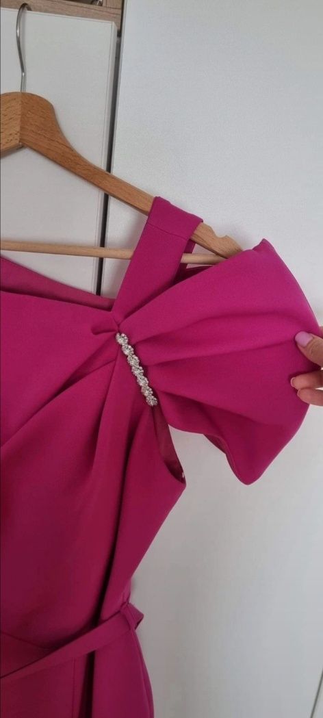 Rochie eleganta fucsia