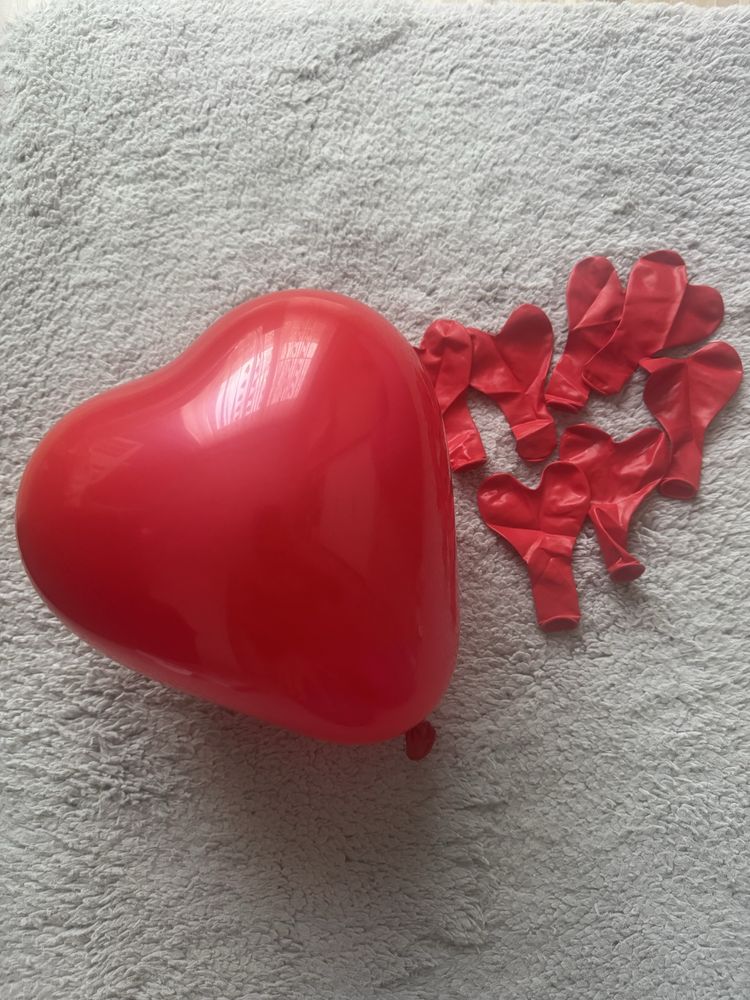 Set butelie si18 baloane inima latex valentines day majorat dragobete