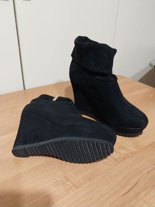 Полусапожки осенние, искусственная замша, 37р