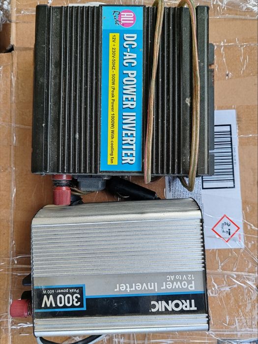 Transformator 220 V - 110 V, invertor 12  V 220 V,