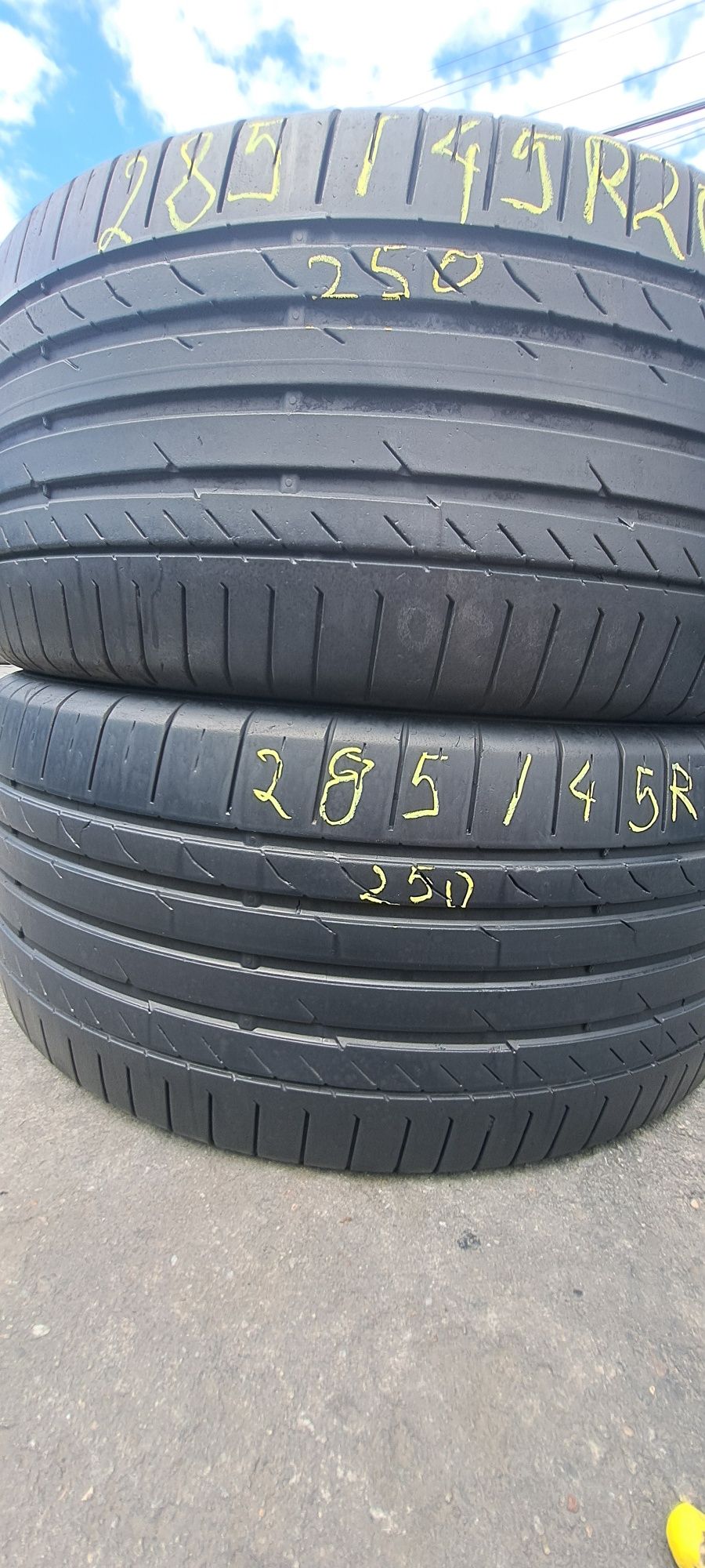 2 anvelope vara 285/45r20 Continental Montaj Gratuit