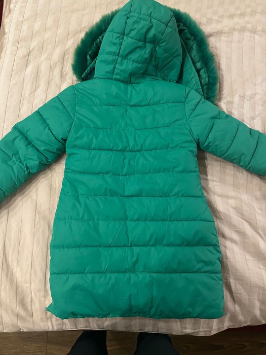 Топло детско яке - момиче 104 см