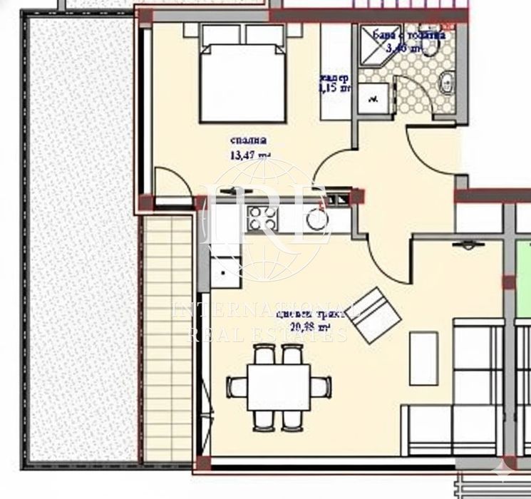 2-стаен в Варна-Галата площ 74 цена 114000