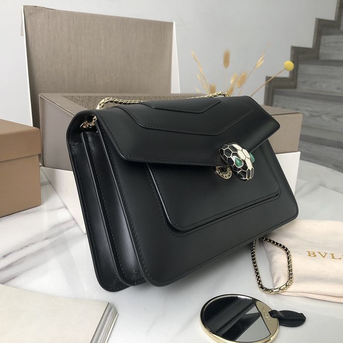 Geanta Bvlgari - Bulgari 25cm negru, tip Premium