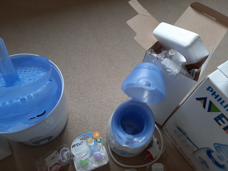 Set complet - sterilizator, incalzitor, accesorii toate Philips Avent