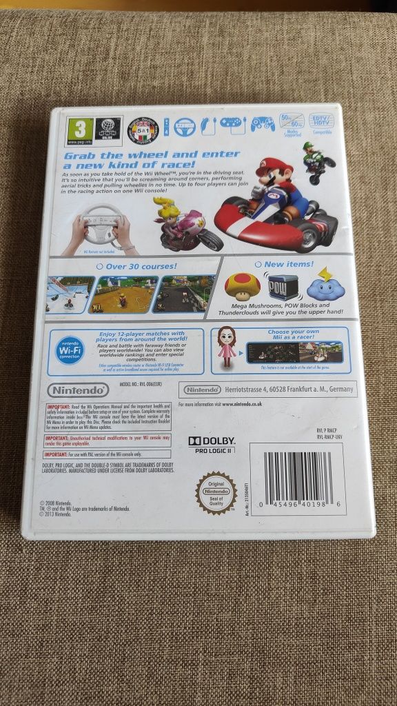 Mario Kart Nintendo Wii optional Volan Nintendo