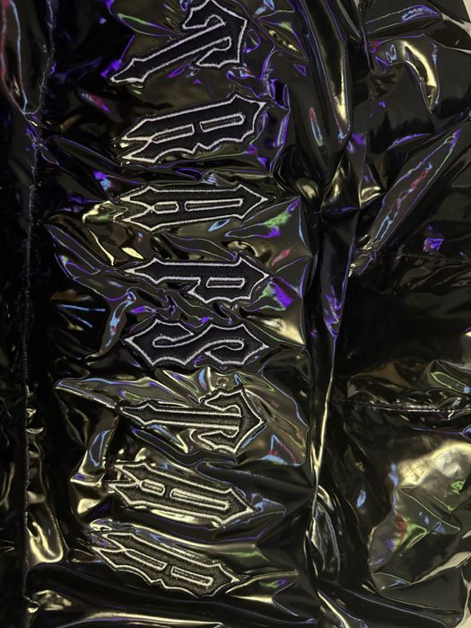 Зимно  черно лачено яке TRAPSTAR