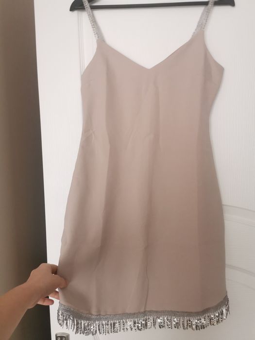 Парти рокля с паети