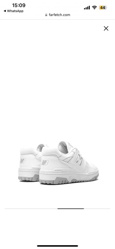 New Balance 550 "White/Grey" sneakers